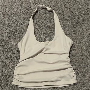 SHEIN Light Beige Halter Tank Top